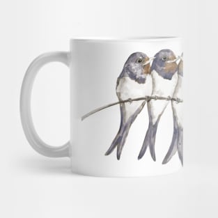 Three young swallows Mug